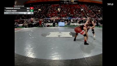 3A 175 lbs Cons. Round 1 - Logan Poesy, Potlatch vs Brendan Svetich, Melba
