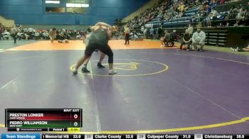 3 - 285 lbs Cons. Round 2 - Preston Lonker, Cave Spring vs Pedro Williamson, New Kent