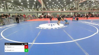 152A lbs Rr Rnd 1 - Zeno Moore, Lake Highland Prep vs Matthew Arndt, Impact Wrestling Academy