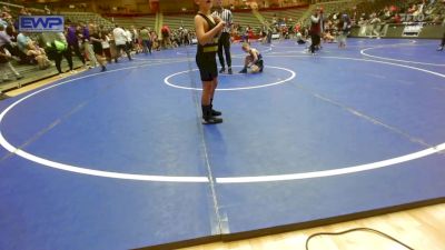 73-76 lbs Rr Rnd 2 - Hank Klotz, Pottsville Apache Youth Wrestling vs Judah Churchwell, Mighty Bluebirds Wrestling