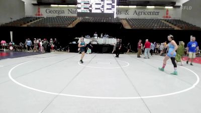 140 lbs Consi Of 8 #2 - Bliss Slagle, Lumpkin County Wresting vs Venice Oliver, Georgia