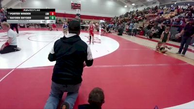 48-50 lbs Round 2 - Rayden Snyder, Greeley Metro WC vs Porter Winden, Lil Rebels WC