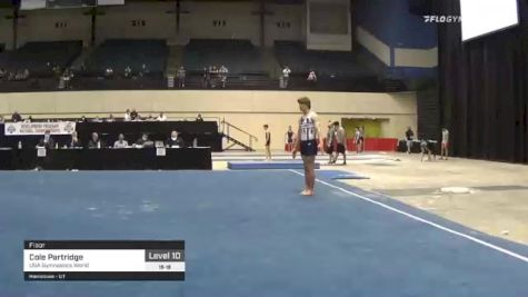 Cole Partridge - Floor, USA Gymnastics World - 2021 USA Gymnastics Development Program National Championships