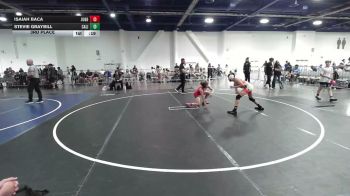 90 lbs 3rd Place - Isaiah Baca, Juggernaut WC vs Stevie Graybill, California Grapplers