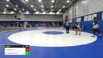 285 lbs Round Of 16 - Bruce Clark, Bridgewater vs Shea Garand, Castleton