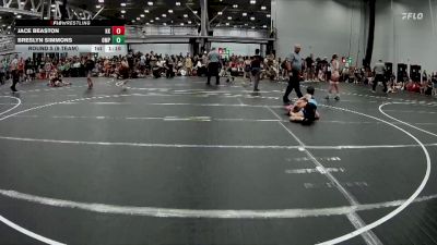 80 lbs Round 5 (8 Team) - Jace Beaston, Kardiac Kidz vs Breslyn Simmons, OMP