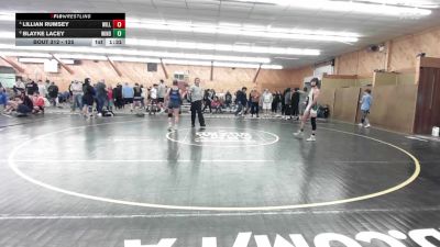 125 lbs Consolation - Lillian Rumsey, Williamsport vs Blayke Lacey, Wind Gap