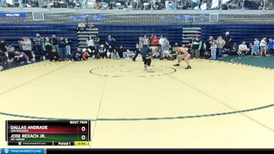 160 lbs Quarterfinal - Jose Rexach Jr., Jet House vs Dallas Andrade, 208 Badgers