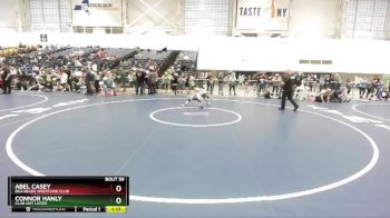 70 lbs Champ. Round 2 - Connor Hanly, Club Not Listed vs Abel Casey, BGA Bears Wrestling Club