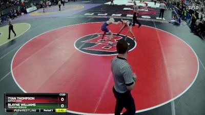 Champ. Round 1 - Blayne Williams, Tekamah-Herman vs Tyan Thompson, Battle Creek