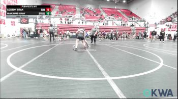 110 lbs 3rd Place - Loxton Jirak, Blanchard Wrestling Club vs Maximus Gray, Division Bell Wrestling