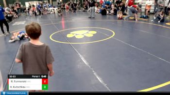 58-63 lbs Cons. Round 1 - Roman Furmanski, Jr. Cougars vs Hunter Kutschkau, Duncan Wrestling Club