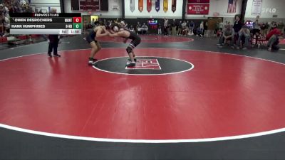 157 lbs Round 1 - Owen Desrochers, Montezuma vs Hank Humphries, Burlington Notre Dame