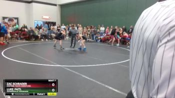 90 lbs Quarterfinal - Luke Paitl, Summerville Takedown vs Zac Schrader, Eastside Youth Wrestling