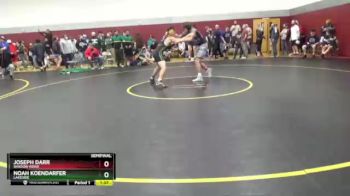 158 lbs Semifinal - Joseph Darr, Shadow Ridge vs Noah Koendarfer, Lakeside