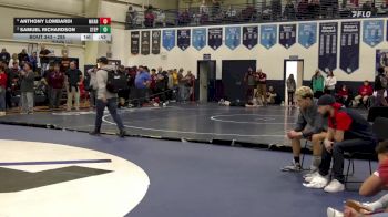 285 lbs Cons. Semi - Anthony Lombardi, Monsignor Farrell vs Samuel Richardson, Archbishop Stepinac