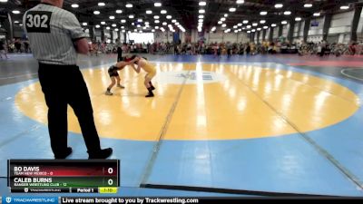 56 lbs Rd# 4- 2:00pm Friday Final Pool - Bo Davis, Team New Mexico vs Caleb Burns, Ranger Wrestling Club