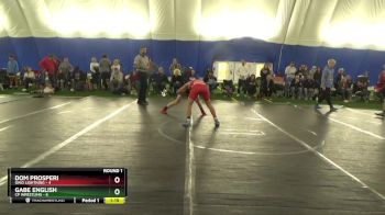 113 lbs Round 1 (8 Team) - Dom Prosperi, Ohio Lightning vs Gabe English, CP Wrestling