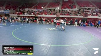 285 lbs Round 1 (16 Team) - Trajan Falk, Comal Smithson Valley vs Ronny Winn, Midlothian Heritage