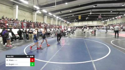 126 lbs Consi Of 4 - Manuel Maes, Taos Jr Wrestling vs Ryan Dugan, Durango WC