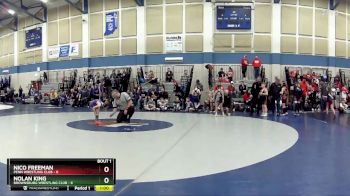 54 lbs Round 1 (3 Team) - Nico Freeman, Penn Wrestling Club vs Nolan King, Brownsburg Wrestling Club