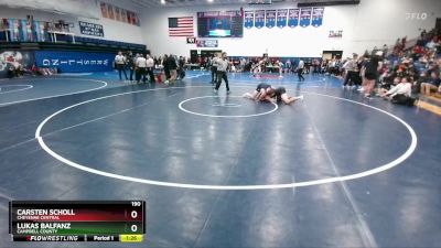 190 lbs Quarterfinal - Lukas Balfanz, Campbell County vs Carsten Scholl, Cheyenne Central