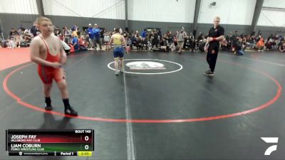 105 lbs Quarterfinal - Joseph Fay, Hillsboro Mat Club vs Liam Coburn, Forks Wrestling Club