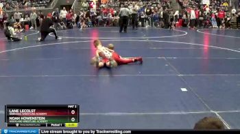 65 lbs Cons. Round 1 - Noah Howenstein, Siouxland Wrestling Academy vs Lane Lecolst, Nebraska Wrestling Academy