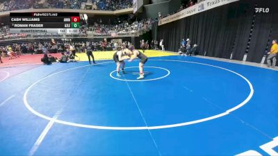 5A 215 lbs Quarterfinal - Roman Fraser, Azle vs Cash Williams, Anna