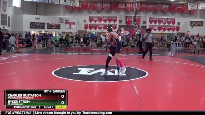 75 lbs Champ. Round 1 - Charles Gustafson, No Nonsense Wrestling vs Ryker Strom, St. Croix Falls