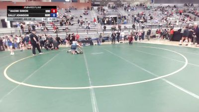 76 kg Champ. Rd Of 16 - Naomi Simon, Iowa Womens Wrestling Club vs Sally Johnson, Mayhem WC