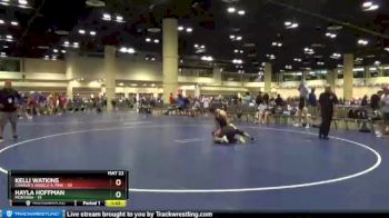 165 lbs Semis & Wb (16 Team) - Kelli Watkins, Charlie`s Angels-IL Pink vs Hayla Hoffman, Montana