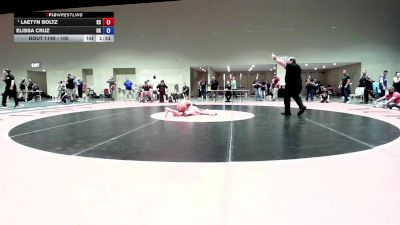 100 lbs Champ. Round 3 - Laetyn Boltz, KS vs Elissa Cruz, OK