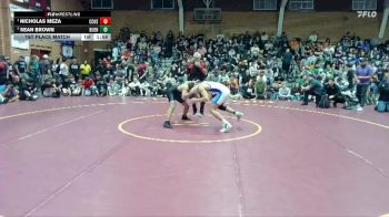 144 lbs 1st Place Match - Nicholas Meza, Cesar Chavez High School vs Sean Brown, Buena