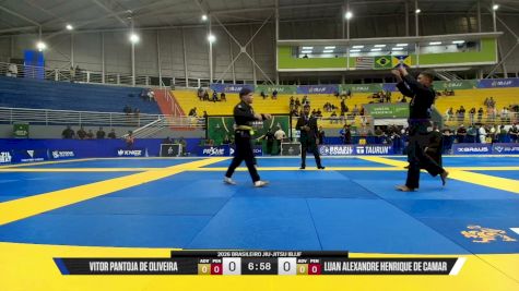 Luan Alexandre Henrique De Camar vs Vitor Pantoja De Oliveira 2026 Brasileiro Jiu-Jitsu IBJJF