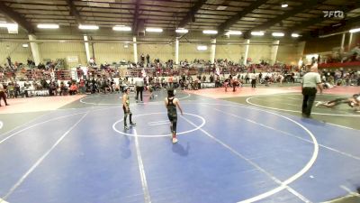 54 lbs Quarterfinal - Noah Goimarac, Badlands WC vs Aurelius Trujillo, Pomona Elite