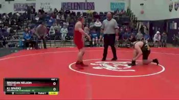 205 lbs Round 1 (6 Team) - KJ Sparks, Washington Courthouse vs Brendan Nelson, Triad