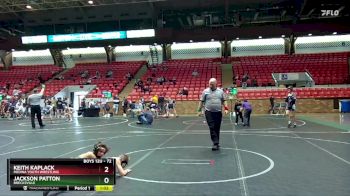 72 lbs 5th Place Match - Keith Kaplack, Medina Youth Wrestling vs Jackson Patton, Brecksville
