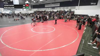 165 lbs Cons. Round 1 - Xavier Sapien, Villa Park High School vs Elias Salloum, Ayala High School Wrestling