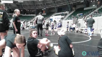 46 lbs Rr Rnd 1 - Dilynn Burch, Team Tulsa Girls vs Remi Norrell, SW Girls