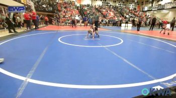 46 lbs Round Of 16 - Joshua Paul, JWC vs Jackson Cauldwell, Skiatook Youth Wrestling