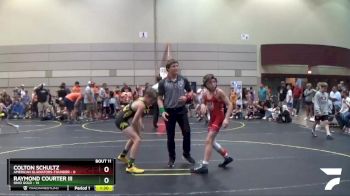 95 lbs Round 4 (6 Team) - Colton Schultz, American Gladiators-Thunder vs Raymond Courter III, Ohio Gold