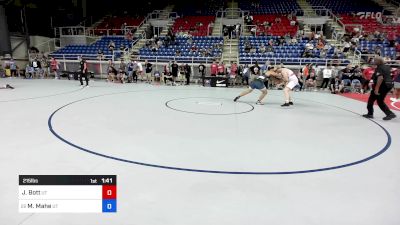 215 lbs Cons 32 #2 - Jake Bott, UT vs Moroni Mahe, UT