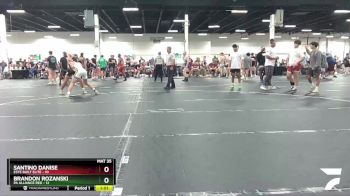 132 lbs Round 5 (6 Team) - Brandon Rozanski, PA Alliance Red vs Santino Danise, Este Built Elite