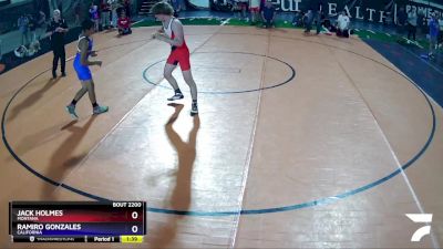 120 lbs Cons. Round 2 - Jack Holmes, Montana vs Ramiro Gonzales, California