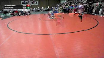 106 lbs 5th Place Match - Nick Payne, College Park vs Kaemen Orine, Seckman