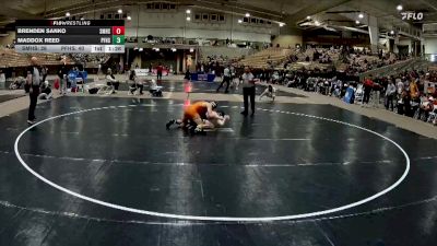 144 lbs Semis & 1st Wb (8 Team) - Maddox Reed, Pigeon Forge High School vs Brenden Sanko, Signal Mountain High School