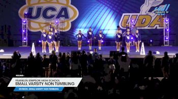 Franklin Simpson High School - Small Varsity Non Tumbling [2023 Small Varsity Non Tumbling] 2023 UCA/UDA Bluegrass Regional