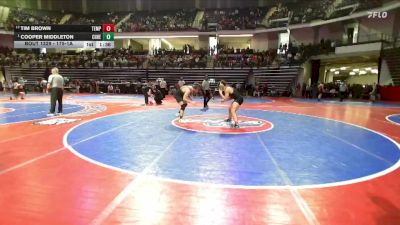175-1A Semifinal - Cooper Middleton, Christian Heritage vs Tim Brown, Temple