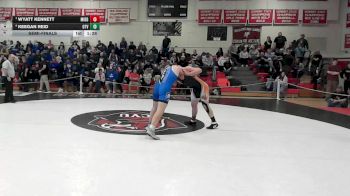 190 lbs Semifinal - Wyatt Kennett, Middlebury vs Keegan Reid, Otter Valley